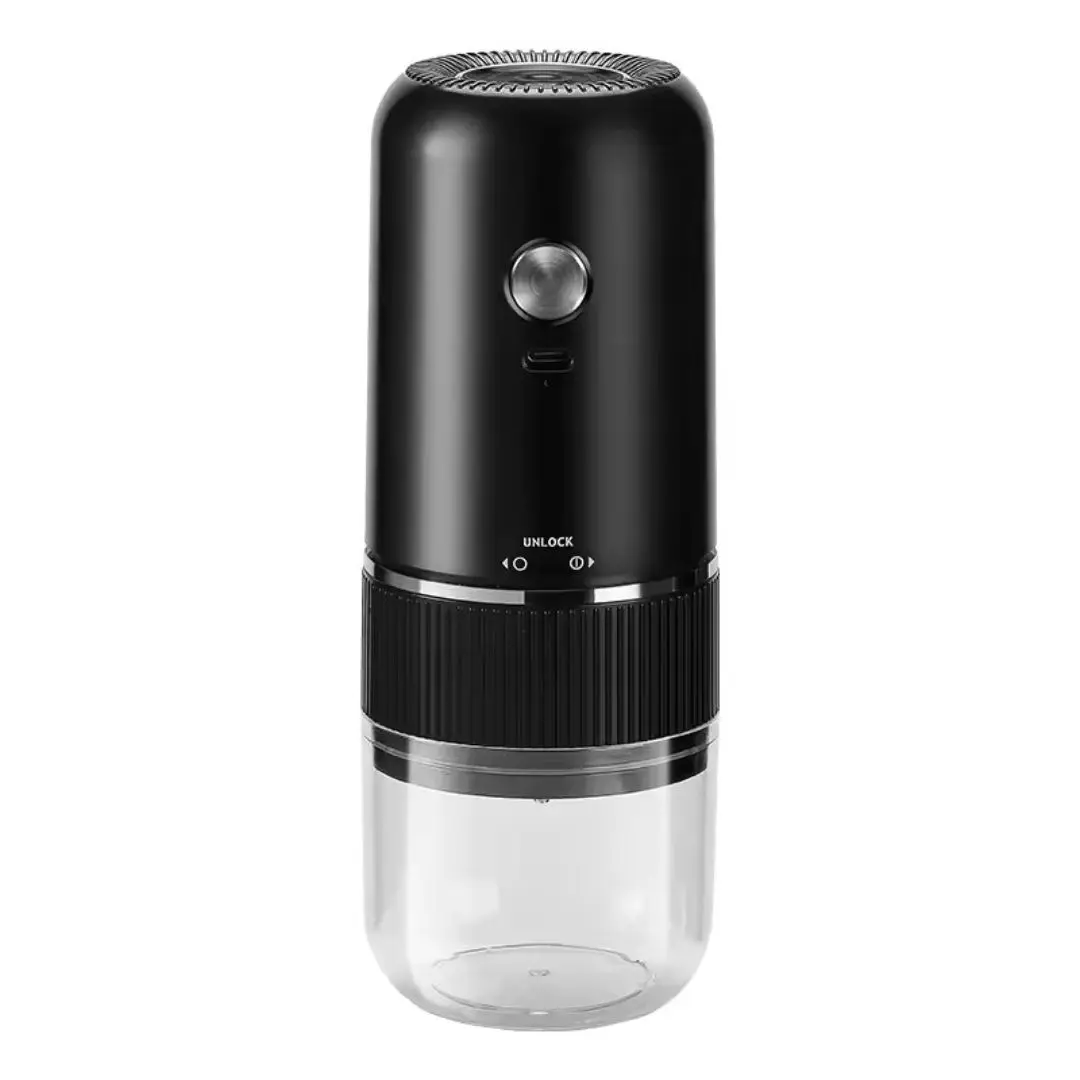 Moedor de café elétrico portátil recarregável usb tipo c 13w compacto silencioso fácil de usar moagem rápida ajustável cozinha - Image 7