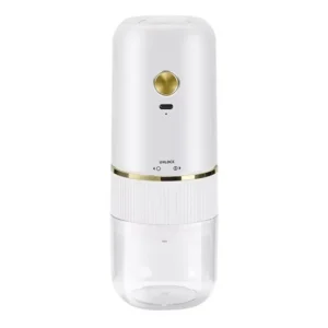 Moedor de café elétrico portátil recarregável usb tipo c 13w compacto silencioso fácil de usar moagem rápida ajustável cozinha
